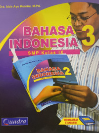 Image of BAHASA INDONESIA 3 SMP KELAS IX