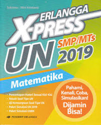 Image of ERLANGGA X-PRESS UN 2019 SMP/MTS